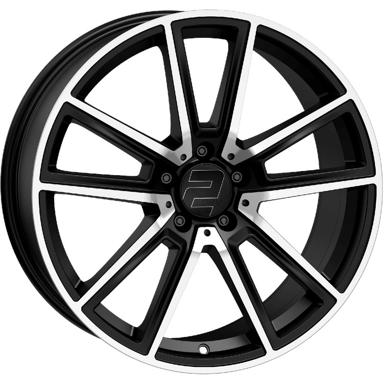 WHEELWORLD WH30 ZWART MAT GEPOLIJST 4052894118619
